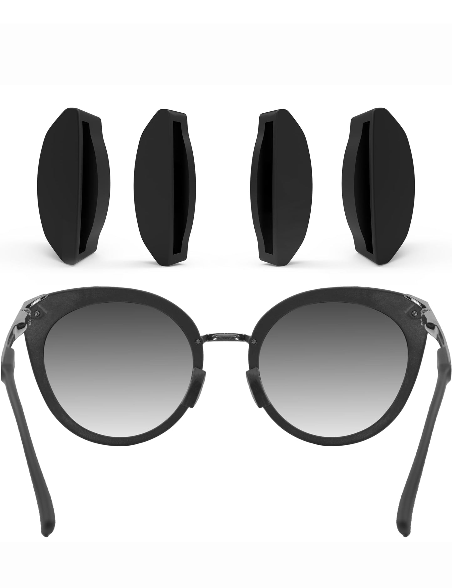 ToughAsNails Replacement Nose Pads for Oakley Frogskins Range OO9284/Frogskins Range XL OO9503/HSTN OO9242/HSTN Metal OO9279, Black Nose Pads, HSTN