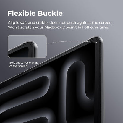 BlueSwan Case Compatible with MacBook Pro 14 inch M5 M4 M3 M2 M1 Pro/Max 2025 2024-2021 Release, Flexible PP, Anti-Scratch Anti-Cracking Protective Case, Matte Black