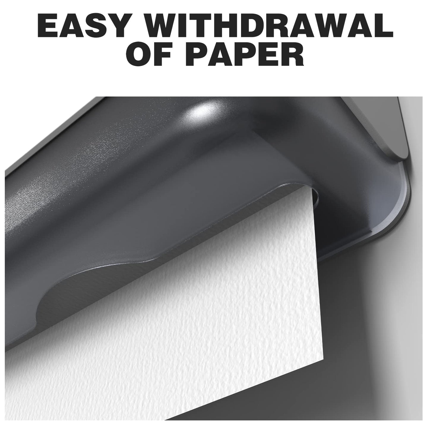 interhasa! Paper Towel Dispenser Wall Mounted, Adhesive Multifold Trifold c Fold Commercial Paper Towel Dispenser for Bathroom 10.8" L x 3.5" W x 8" H