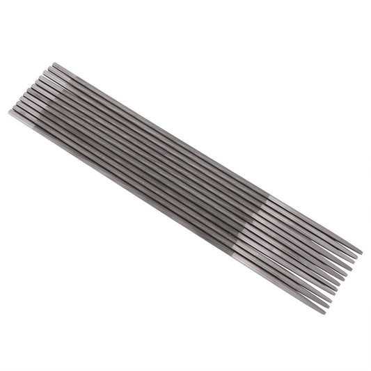 Chainsaw File, 4mm 5/32 Inch Professional Chainsaw Chain, Kuuleyn 12 Pcs Sharpening Round Chainsaw Sharpening Files Woodworking Chain Saw File