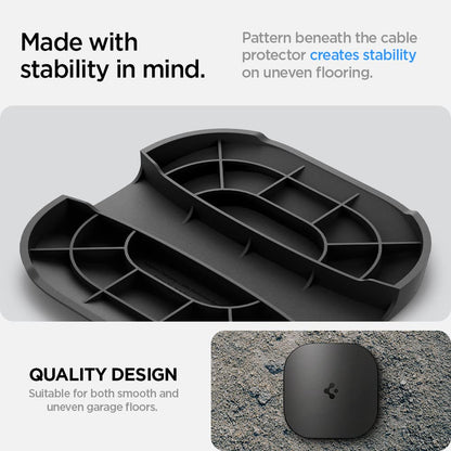 Spigen DuraPro Cable Garage Door Pass Protector for Tesla Mobile Charger and Tesla Gen 3 Wall Connector (Tesla Model 3/Y/X/S 2026/2025/2024/2023) [Compatible with 1.8in Cable Thickness EV Chargers]
