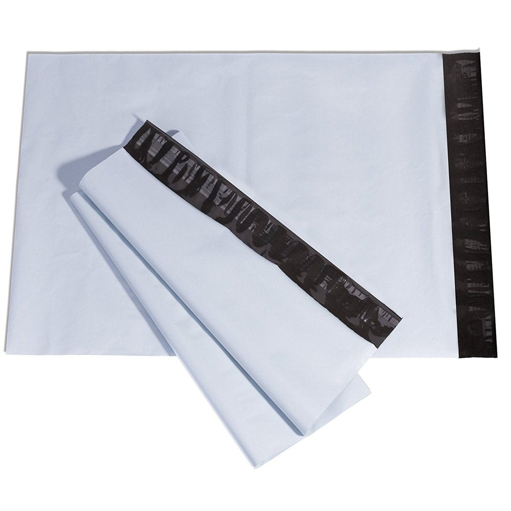 Poly Mailers Shipping Envelopes Bags, 12 x 15.5 - inches, 100 Bags