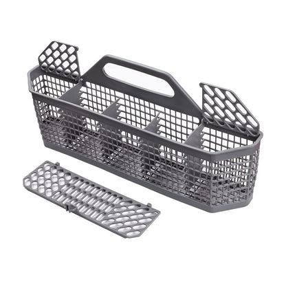 Universal Dishwasher Cutlery Basket Replacement WD28X10128 Dishwasher Utensil Silverware Basket, Compatible with Part No. AH959351, EA959351, PS959351, WD28X10127, WD28X10132