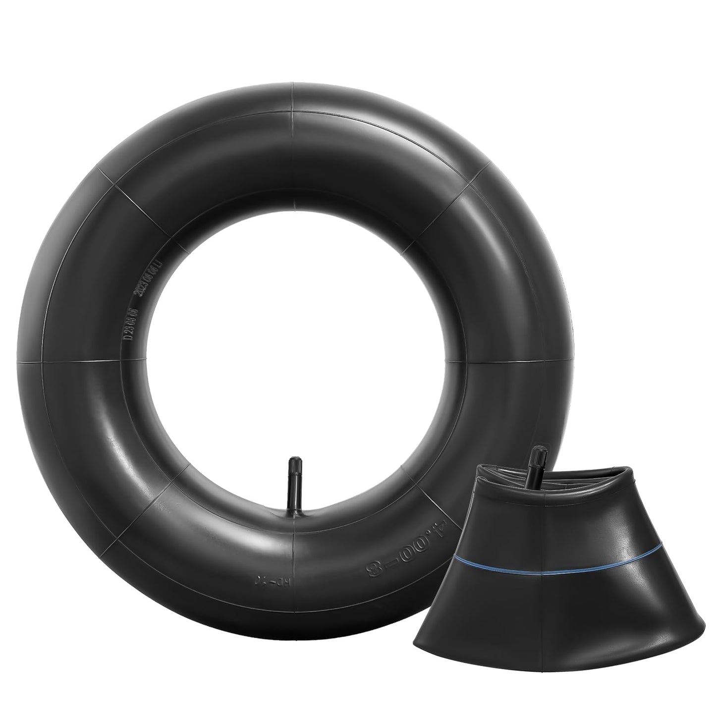 YeYouc Heavy Duty 4.80-8/4.00-8 Inch Replacement Tire Inner Tube, 4.80/4.00-8 Innertube with TR13 Straight Valve for Wheelbarrows, Mowers, wagons and More for 4.80-8 4.00-8 480/400-8 Tires Pack of 2
