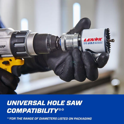 LENOX TOOLS Hole Saw Arbor, 1/2-in, Quick Change (LXAH9912PBM)