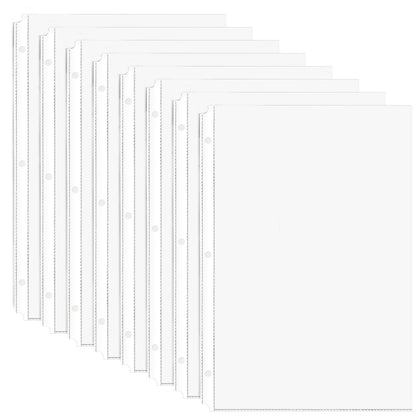 Sheet Protectors, 300 Pack Clear Page Paper Protectors 8.5 x 11 Inch for 3 Ring Binder, Non-Glare Plastic Binder Sleeves for Documents, Photos