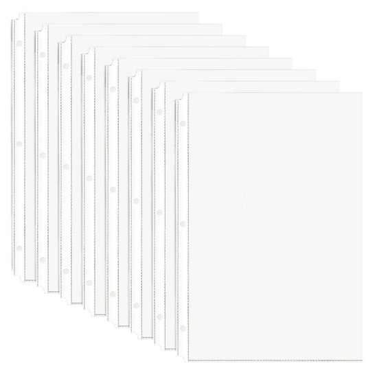 Sheet Protectors, 300 Pack Clear Page Paper Protectors 8.5 x 11 Inch for 3 Ring Binder, Non-Glare Plastic Binder Sleeves for Documents, Photos