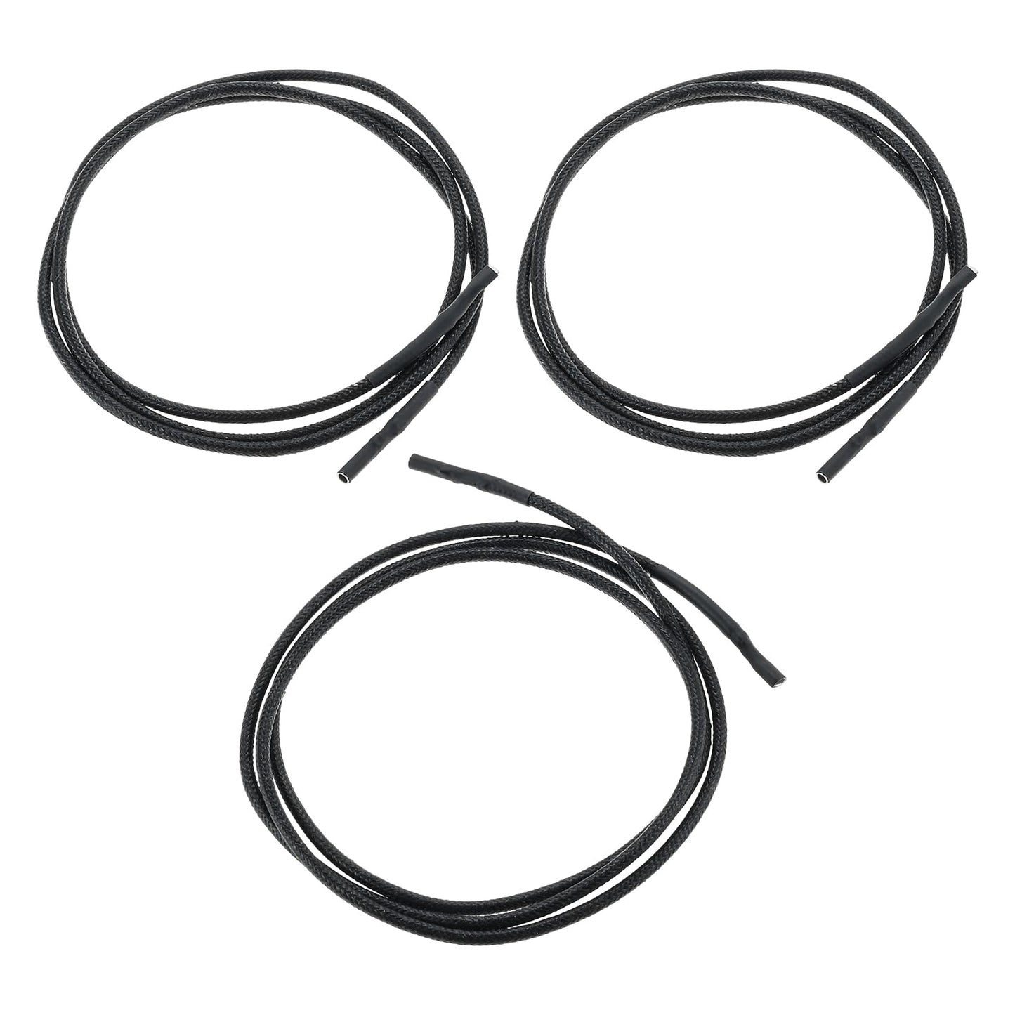 3Pcs Push Button Piezo Ignitor Sparker Cables Replacement Part for RV Stove Range, Compatible with Atwood, Wedgewood, Dometic, Suburban, Magic Chef, Garystone 3 or 4 Burner RV Stoves