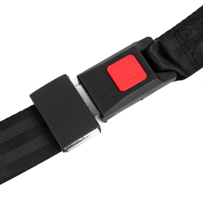 2 Point Seat Belt Adjustable Seatbelts Kit Compatible With Mobility Scooter, Electric Wheelchair, Bus, school bus, forklift, Black Color, 2 Pack(Black, 35''-50'')