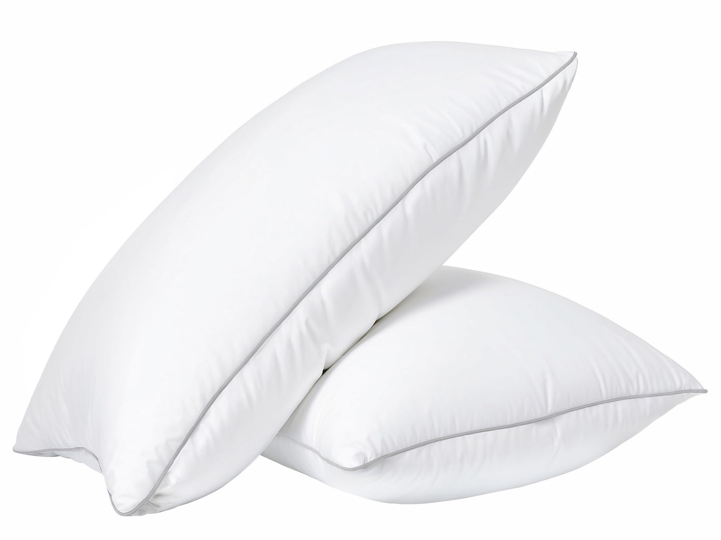 Casa Platino Bed Pillows Standard Size 2 Pack (20x26) - Down Alternative Sleeping Pillows, Hotel Quality, Hypoallergenic & Supportive for Side & Back Sleepers