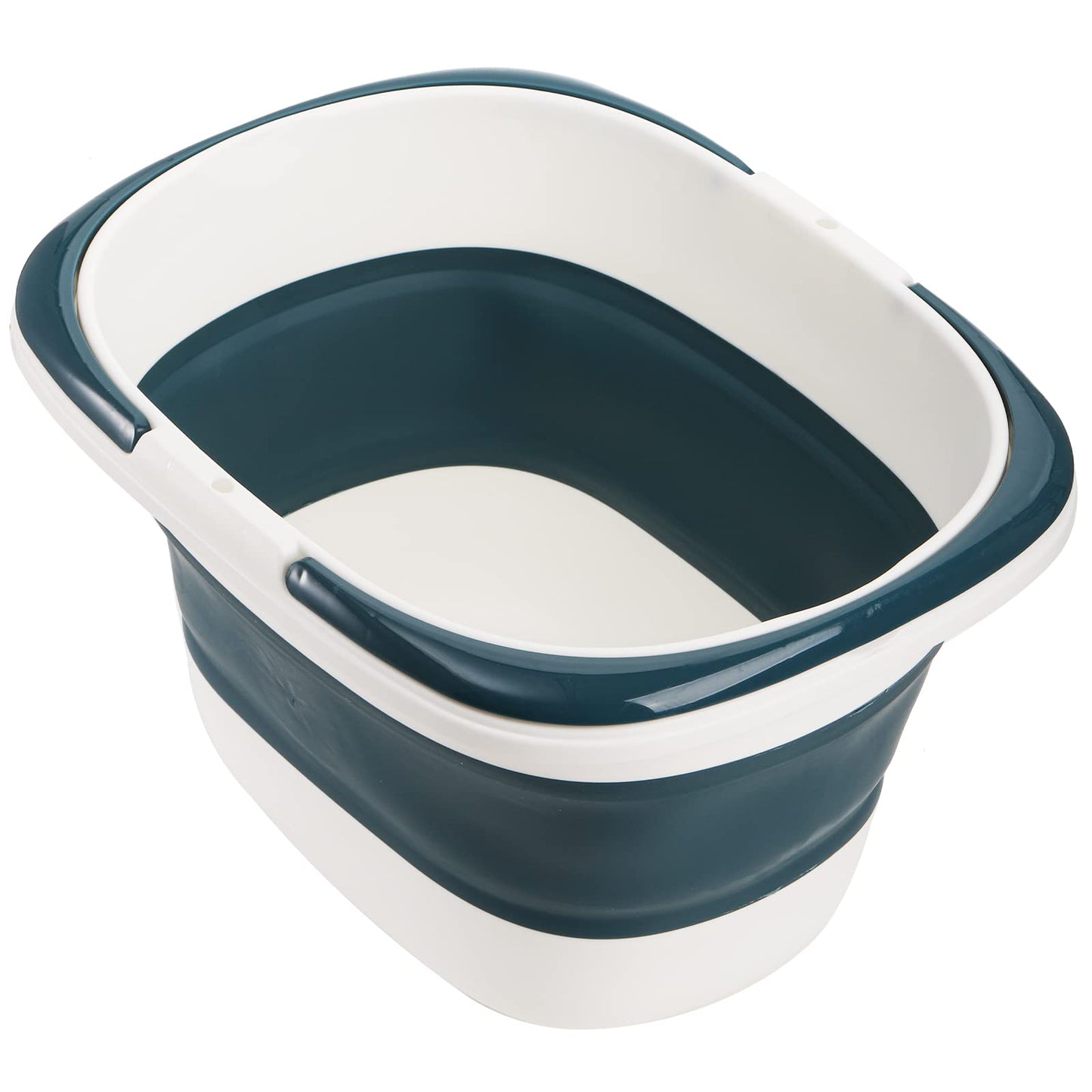 Coloch 2 Pack 16L/4.2 Gallon Collapsible Plastic Bucket, Foldable Laundry Basket with Handle, Portable Water Pail Space-Saving Mop Bucket for House Cleaning, Fishing, Camping, Car Washing Supplies