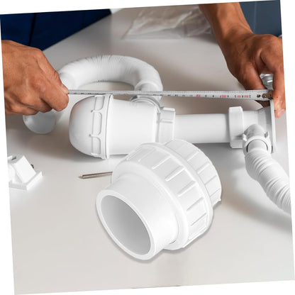 Yharnamite 2 Pcs 2" PVC Union Coupling Pipe Fitting (Socket x Socket), 2 Inch PVC Slip Union Adapter, Coupling Schedule 40, EPDM O-Ring for Swimming Pool and Outdoor Plumbing Applications