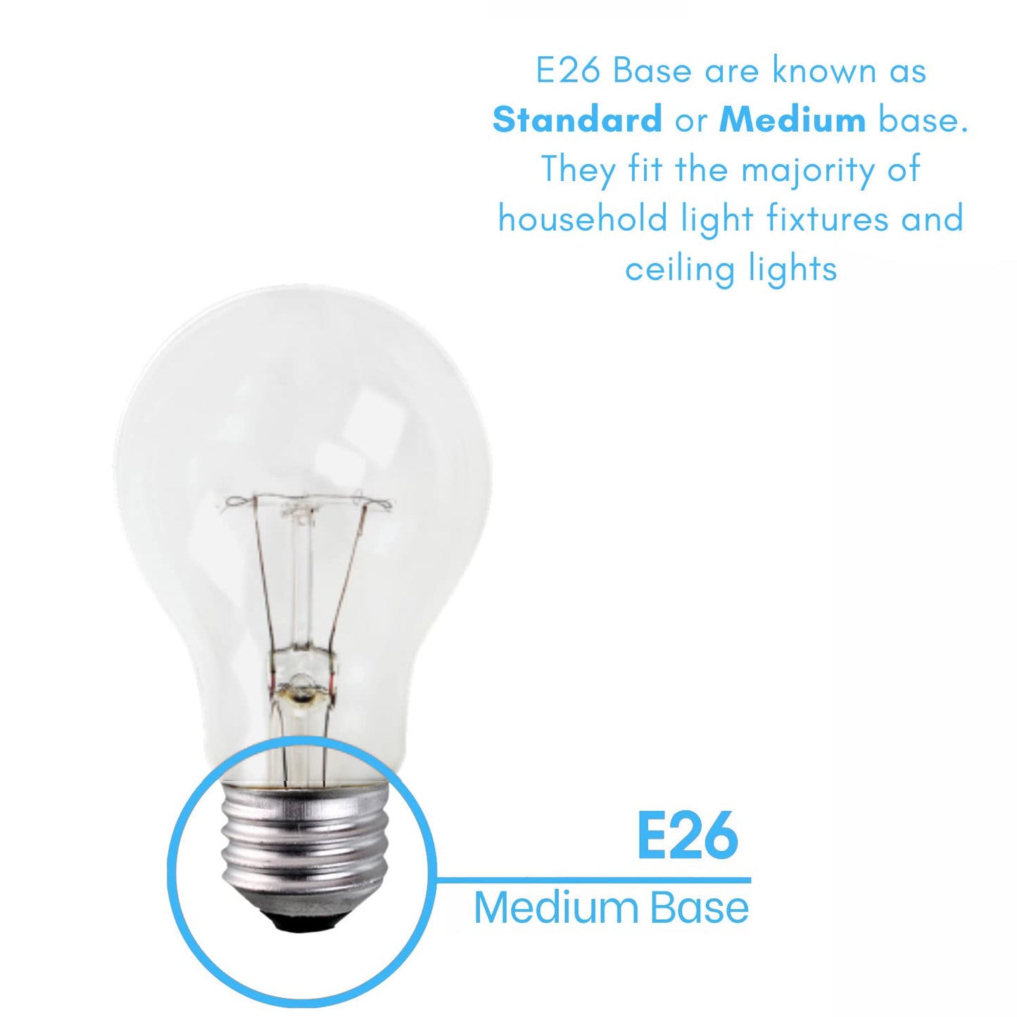 Xtricity A19 Clear Incandescent Rough Service Light Bulb, 60 Watt, 2700K Soft White, E26 Medium Base, 560 Lumens, 130V,12 Count (Pack of 1)