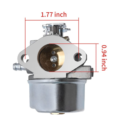 Vkinman 640054 640052 640349 Carburetor Replacement for Tecumseh HMSK80 HMSK90 HMSK100 LH318SA LH358SA 8HP 9HP 10HP Snowblower Generator Chipper Shredder Carb