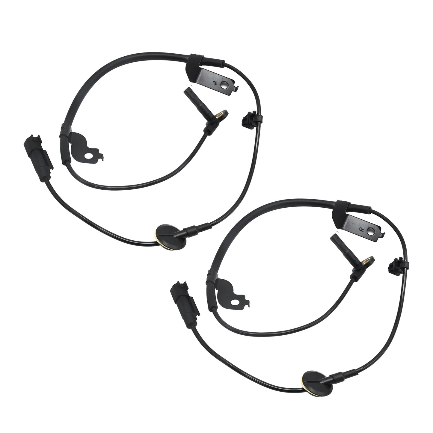 Vkinman 2Pcs 4670A576 ABS Speed Sensor Front Left and Right Side, ABS Wheel Speed Sensor Driver and Passenger Side ABS Wheel Speed Sensor 5S11130 5S11131 Replacement for Mitsubishi Lancer Outlander