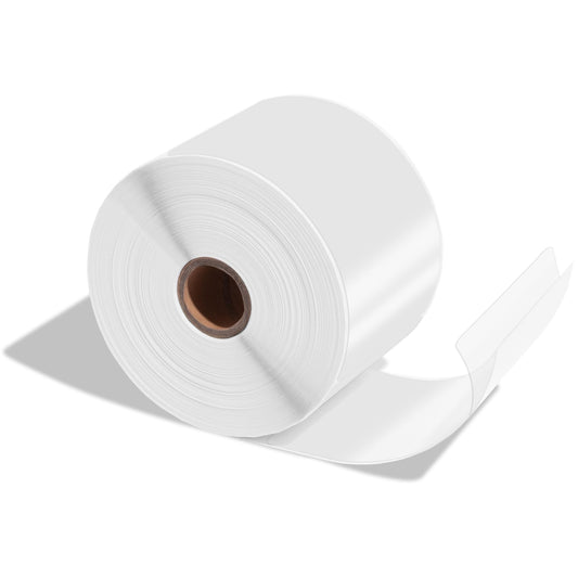 Aegis Adhesives - 3" X 5" Clear Label Covers (1 Roll, 500 Labels) Transparent Protective Stickers - NOT Printer Compatible - Protects UPC Barcodes, Addresses, Shipping Information