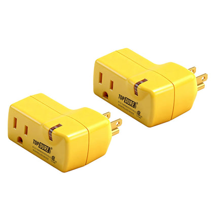 TOPDURE Automatic Thermostatic Plug, Suitable for Heating Tapes, Greenhouses, Well House Heaters, 38℉ Auto On/50℉ Auto Off, 2pcs