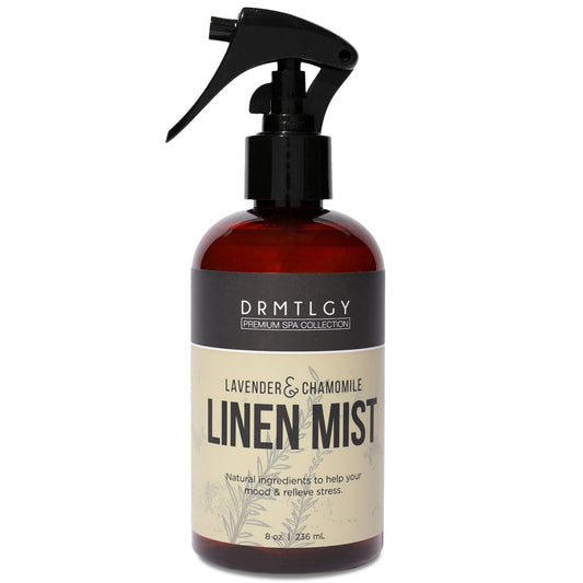 DRMTLGY Natural Lavender Linen Mist and Room Spray With Pure Lavender Essential Oil and Chamomile - Pillow and Fabric Aromatherapy