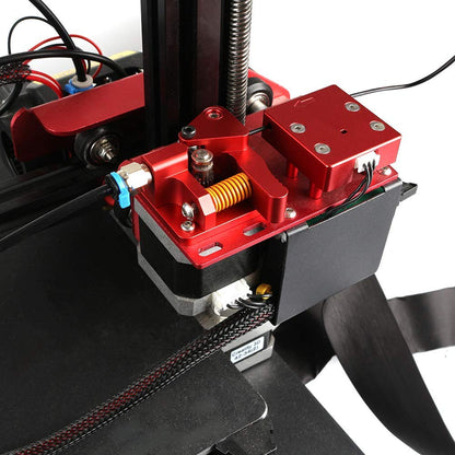 Zeelo Dual Drive Extruder, Aluminum Dual Gear Extruder Upgrade Kit for Tornado/CR-10/ CR-10S/ CR-10S Pro/Ender 3/Anet A8 Anycubic Mega Wanhao i3