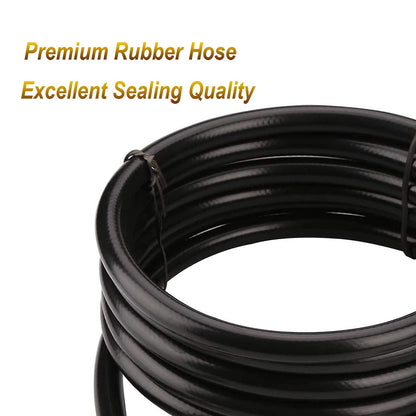 WADEO 12FT Propane Extension Hose, Low Pressure with 3/8 Inch Female Flare Fitting x 3/8 Inch Male Flare Fitting for Gas Grill, RV, Turkey Cooker, Fire Pit and More