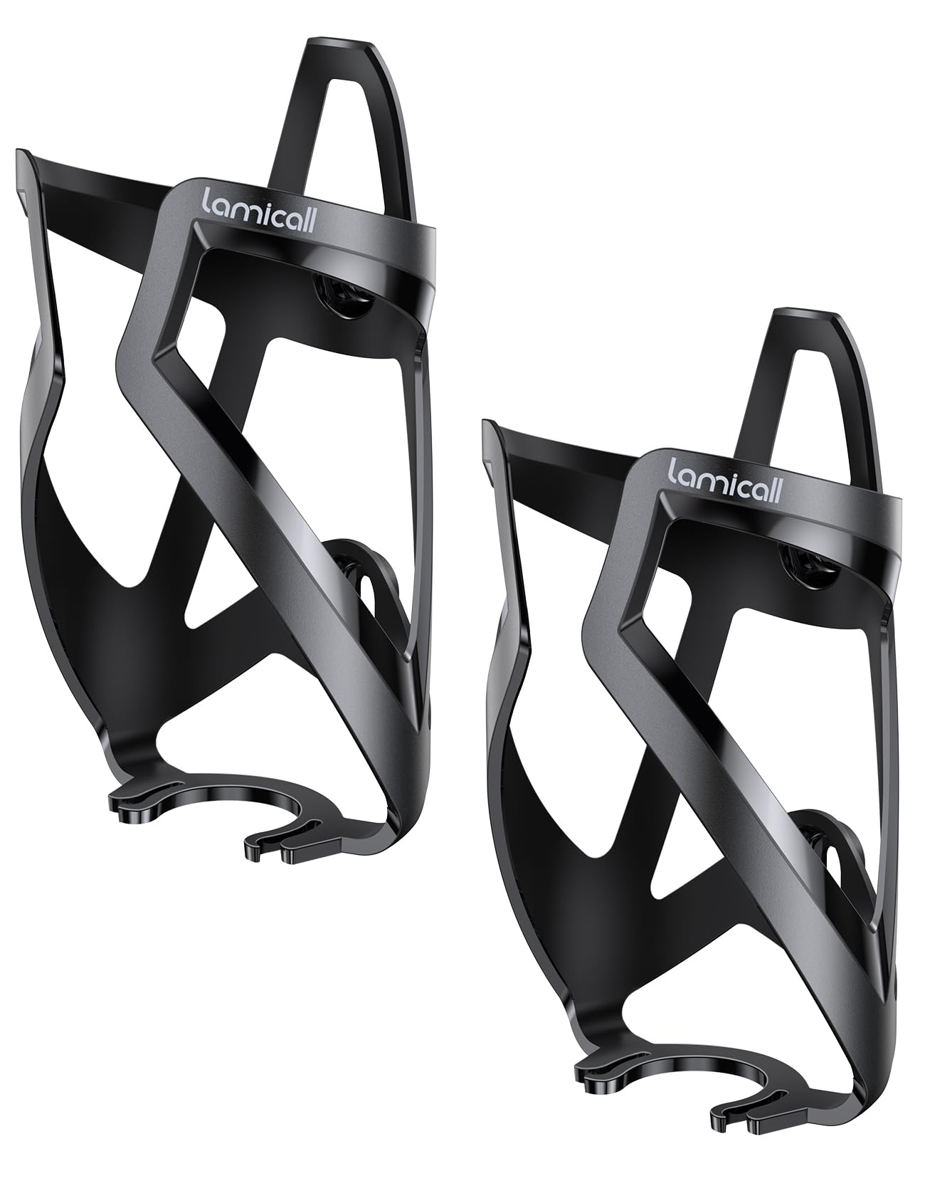 2 Pack Bike Water Bottle Holder - Lamicall Lightweight & Sturdy Bike Cup Holder, Bicycle Drink Cage, Cycling Bike Water Bottle Cage with Screw Tool, Mom Gift