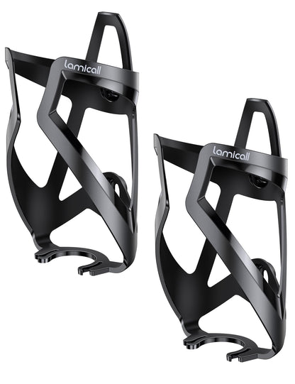 2 Pack Bike Water Bottle Holder - Lamicall Lightweight & Sturdy Bike Cup Holder, Bicycle Drink Cage, Cycling Bike Water Bottle Cage with Screw Tool, Mom Gift