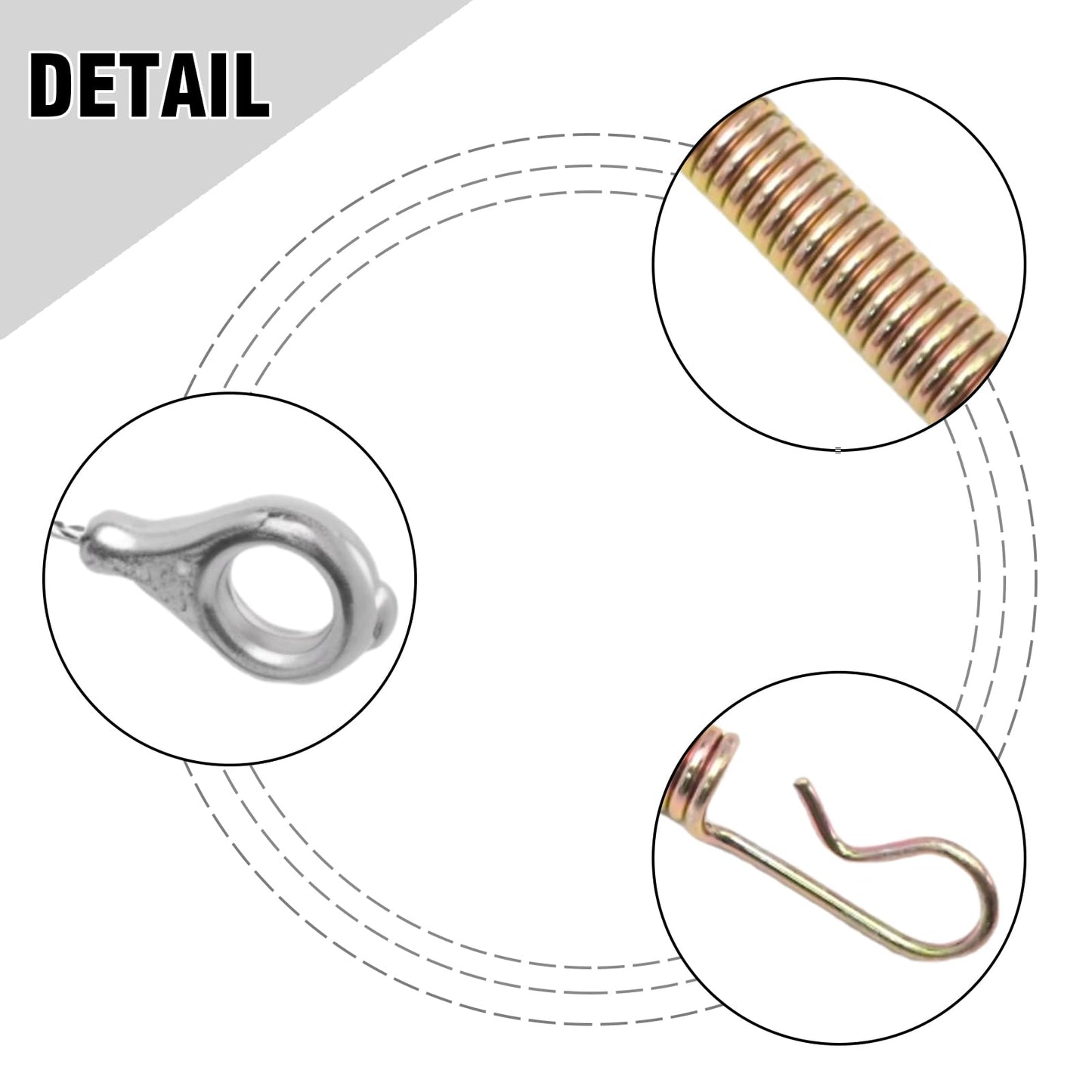 Anxingo 2 PCS 06900438 Auger Cable, Replacement for Ariens Snow Blower 916003, 916303, 920013, 920014, 920017, 920020, 920021, 920022, 920024