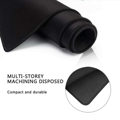 YEBMoo Gaming Mouse Pad XXL Extended Desk Pad & Thick Large (900x400x2 mm) Computer Keyboard Mousepad Mouse Mat (90x40Black001)
