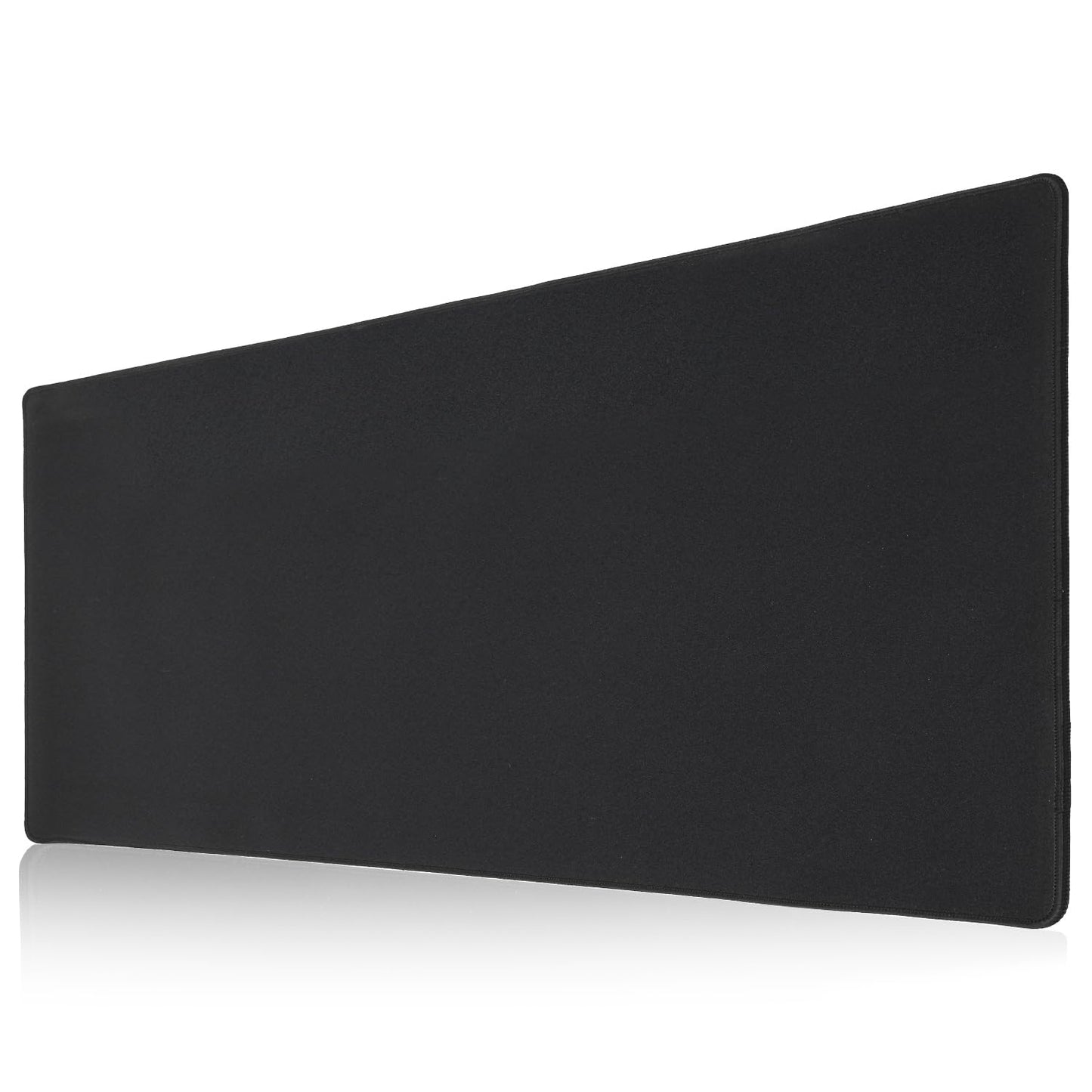 ALOANES Mouse Pad with Stitched Edge, Premium-Textured Mouse Mat, Non-Slip Rubber Base Mousepad for Laptop, Computer & PC,Desk Mat for Gamer, Office & Home,Black, 40cm x90cm x0.3cm