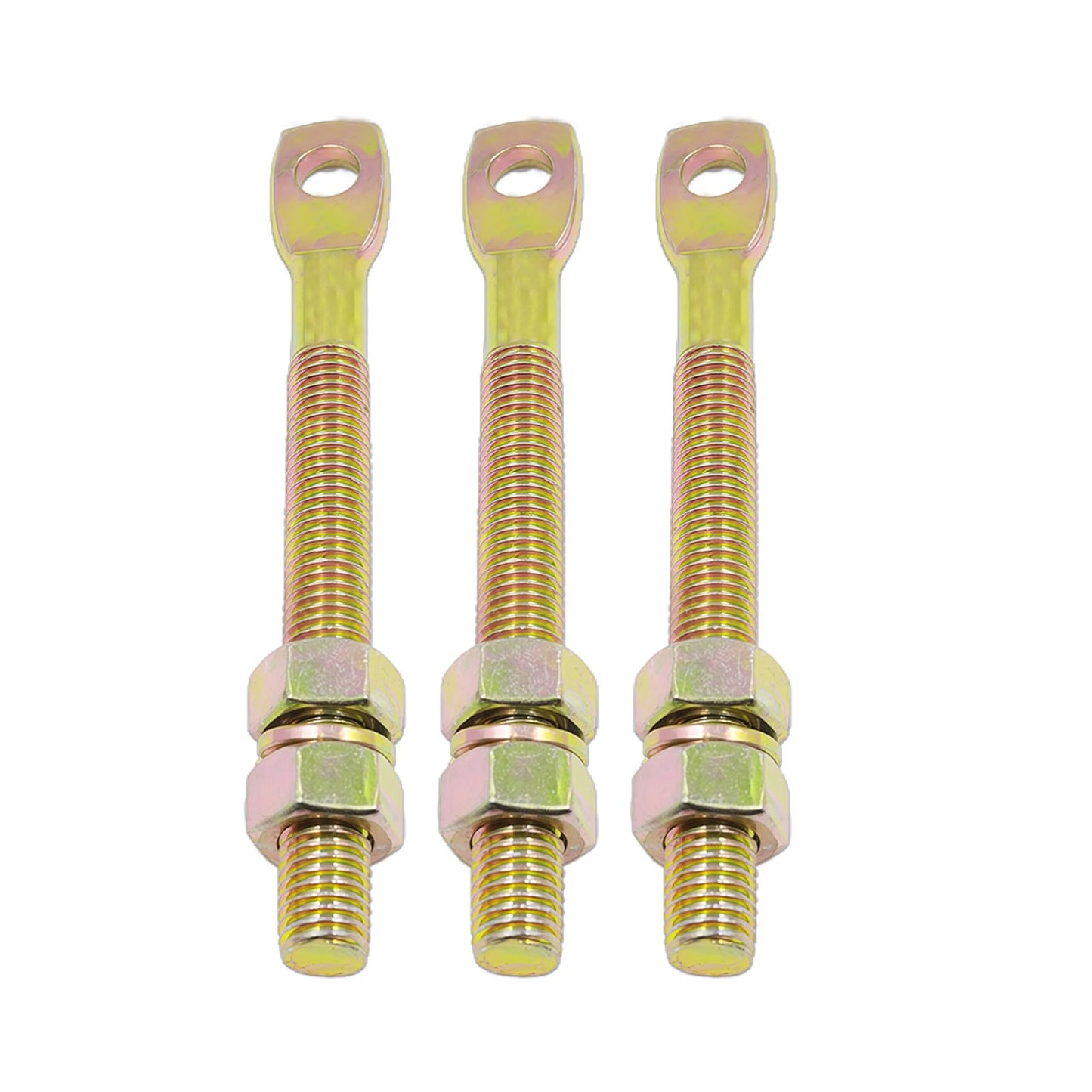 WaanGar 3X Trip Spring Eye Bolts with Nut and Washer 5/8"X6" 09124 90493 Compatible with Meyer & Western STW60-0016 1302005 Snow Plow