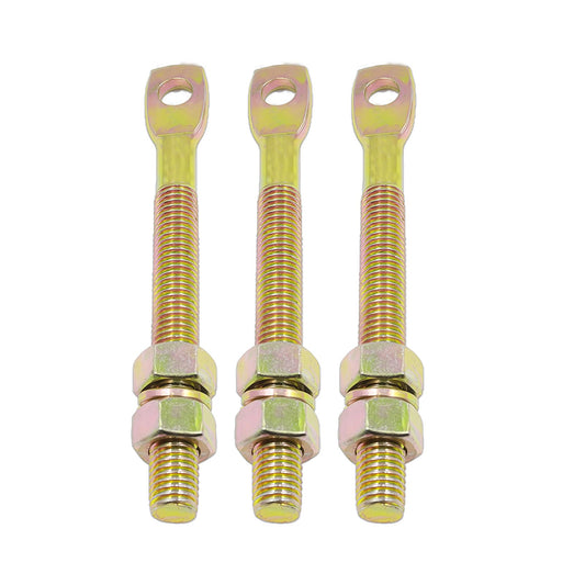 WaanGar 3X Trip Spring Eye Bolts with Nut and Washer 5/8"X6" 09124 90493 Compatible with Meyer & Western STW60-0016 1302005 Snow Plow