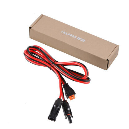 XT60i to Solar Connector Extension Cable 10AWG XT60I Solar Panel Charging Cable 180CM/6FT for RV Portable Power Station Battery Pack Ecoflow and more