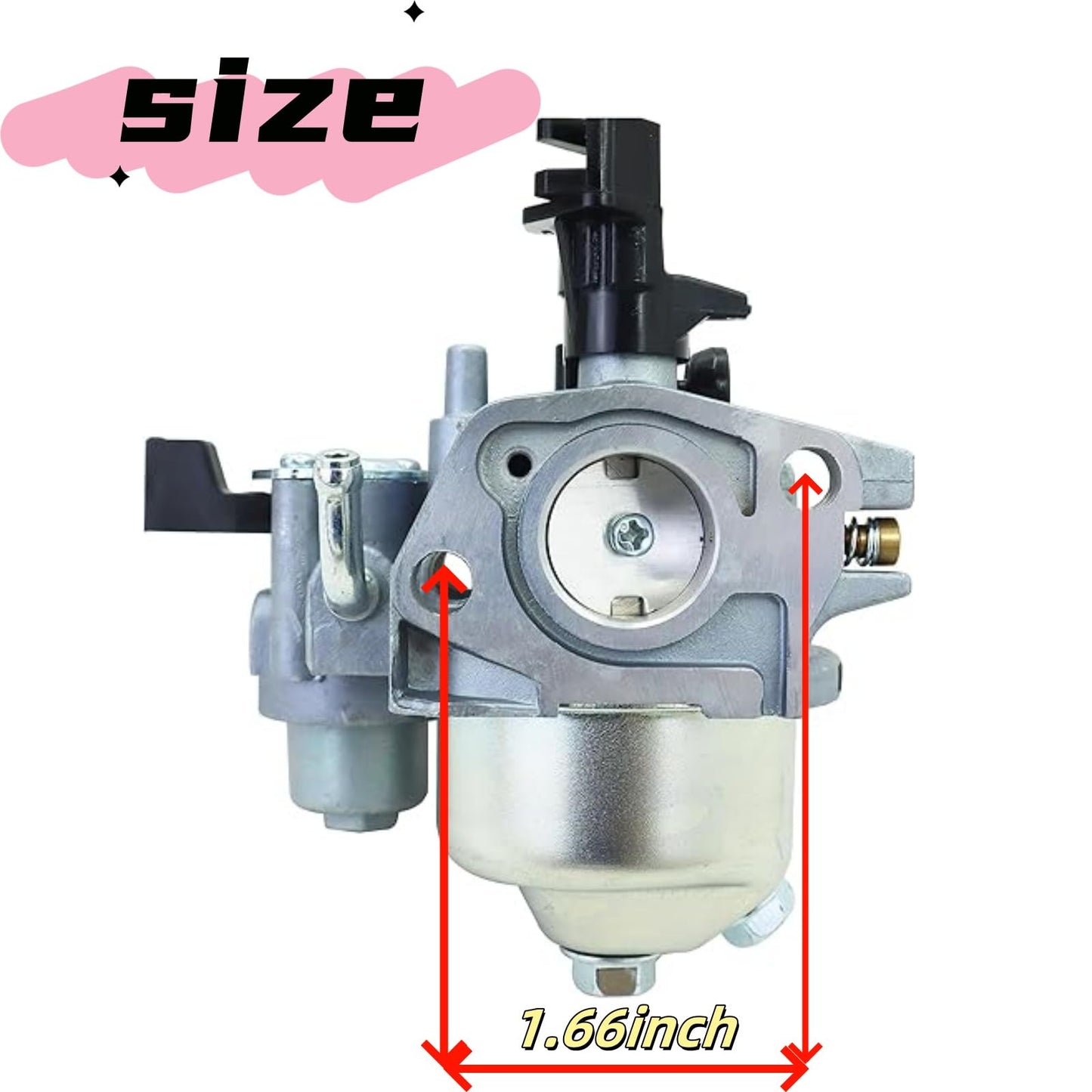 SH265 Carburetor Compatible with Kohler SH255 CH260 CH270 6.5 HP Series 3000 196cc Engine Harbor Freight 212cc 69730 60363, Replaces 18 853 16-S, 18 853 05-S, 18 853 06-S, 18 853 12-S