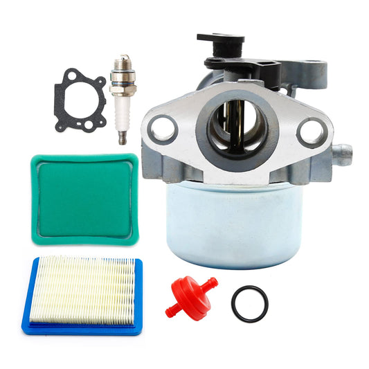 Zreneyfex 794304 Carburetor Air Filter Tune Up Kit Replacement for B&S 675 675ex 725ex Series Engine Lawnmower 6.75 hp with Air Filter Spark Plug Primer Bulb Replaces 799866 790845