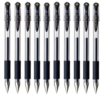 uni-ball Signo Dx Um-151 Gel Ink Pen - 0.38 Mm - 10 Pcs - Black - Uni Mitsubishi Pencil