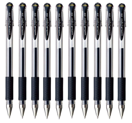 uni-ball Signo Dx Um-151 Gel Ink Pen - 0.38 Mm - 10 Pcs - Black - Uni Mitsubishi Pencil