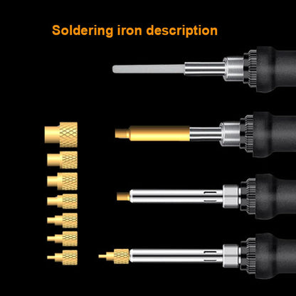 60W Digital Soldering Iron with Heat Set Insert Tool Tips and 120 Pcs M3x4x4.5 Threaded Inserts for Inserts 3D Printing and Plastic