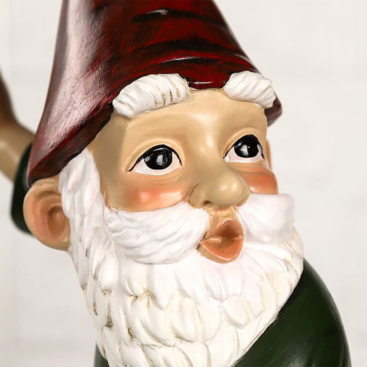 10.3 Inch/26cm Funny Garden Gnome Figurine Outdoor Statue,Patio Lawn Yard Art Ornaments, Garden Figurines for Outdoor Home Yard Decor (10.3 inch)
