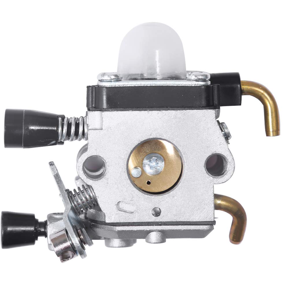 Anxingo C1Q-S97 Carburetor for STIHL FS38 FS45 FS46 FS55 KM55 HL45 FS45L FS45C FS46C FS55C FS55R FS55RC String Trimmer Weed Eater with Air Fuel Filter Tune-up Kit