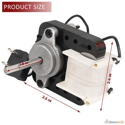 SM550 Universal Bathroom Vent Fan Motor by Seentech - Compatible with Broan Nutone - Repalces: EM550, 65100, C65878 VFM100, E498-1, 82423K, K111, EM750, SM550