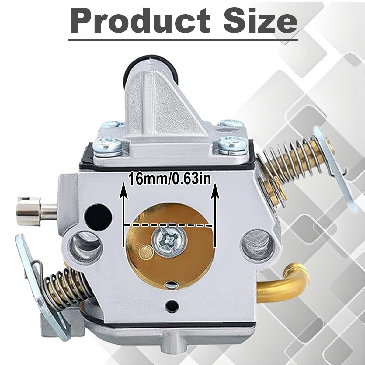 Qiuwanzia MS170 C1Q-S57 Carburetor for STIHL 017 018 MS180 MS 170 MS 180 Chainsaw Parts Replaces for Zama C1Q-S57A C1Q-S57B 1130-120-0603 1130 124 0800 with carburetor repair kits
