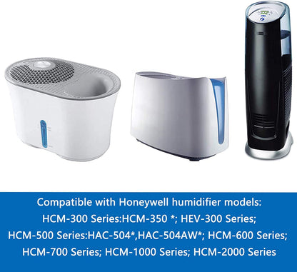 4PACK For Honeywell Humidifier Filters HAC504 Compatible with Honeywell HAC-504AW, Filter A for Models HCM350 Filter
