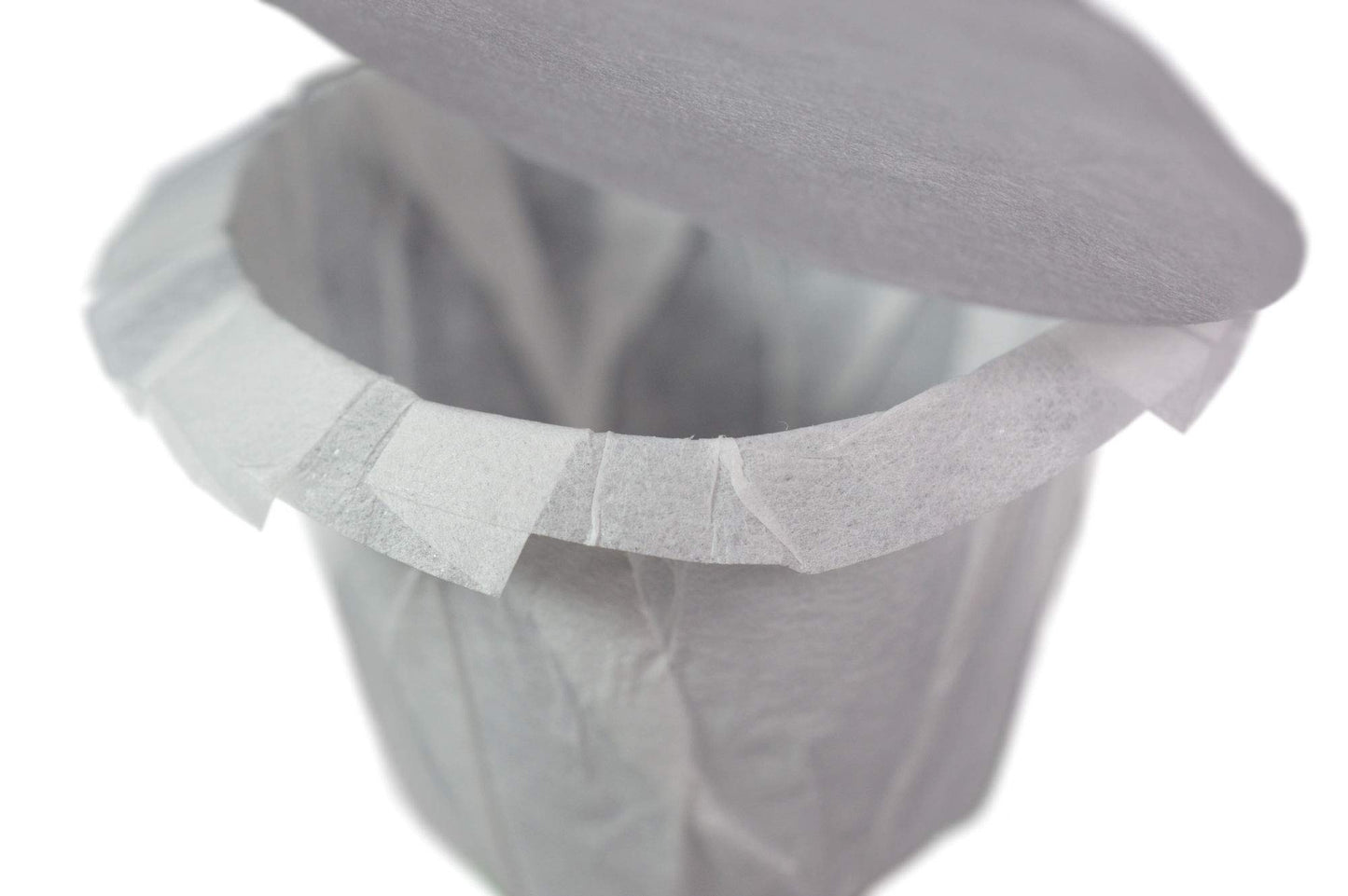 canFly Disposable K-Cup Paper Filter with Lid for Keurig Single Cup Coffer Filters Compatible with Ekobrew, EZ-Cup and Other Reusable K-Cup Filters (300 Count)