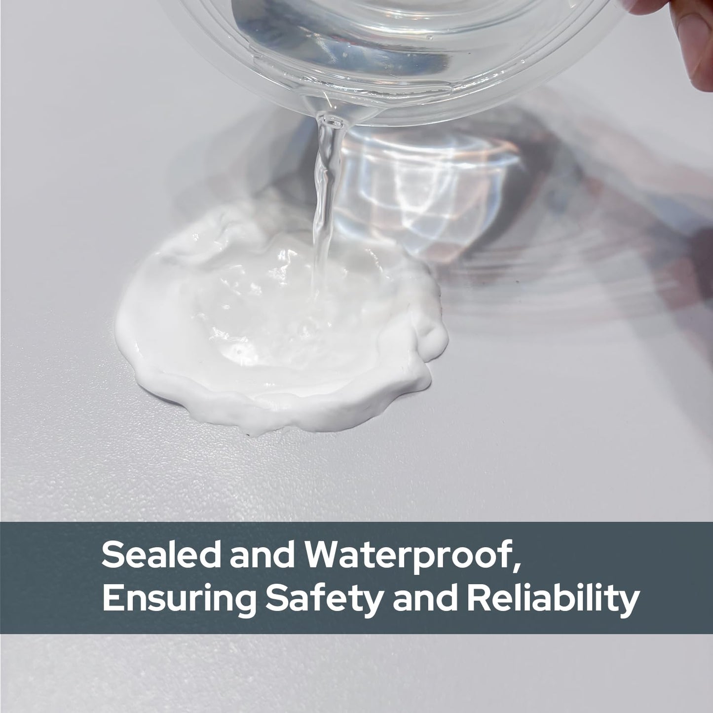 6PCS Super Diamond Mud Seal,New Type Waterproof Sealant Mastic, Waterproof Repair Sealing Clay, Quick Wall Mending Mud for Drain Connection, for Holes and Gaps Wall Filler Air Conditioning Hole