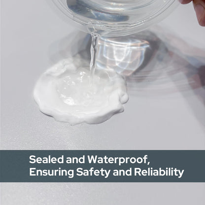 6PCS Super Diamond Mud Seal,New Type Waterproof Sealant Mastic, Waterproof Repair Sealing Clay, Quick Wall Mending Mud for Drain Connection, for Holes and Gaps Wall Filler Air Conditioning Hole