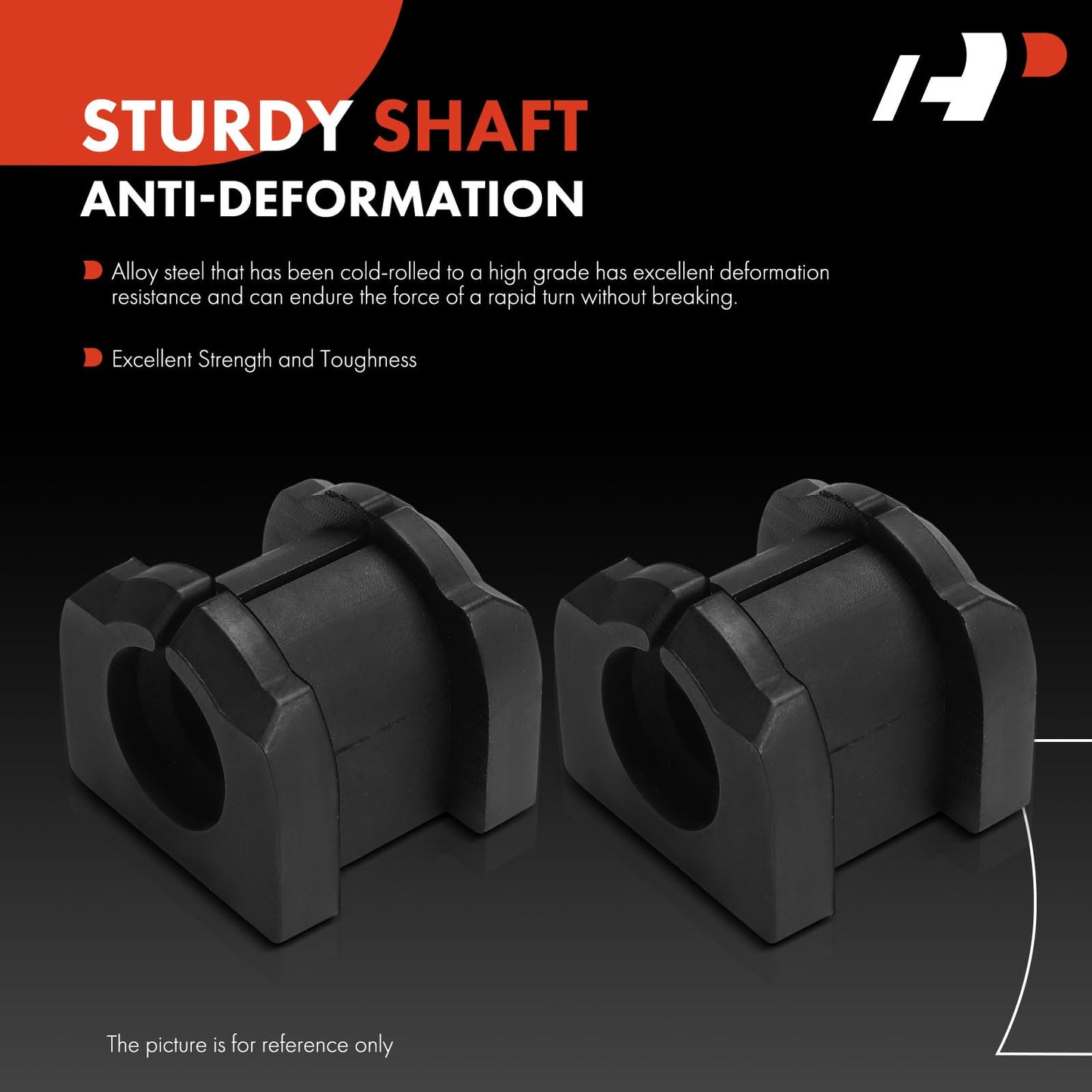 A-Premium 2 x Rear Sway Bar Bushing Kit, Compatible with Mitsubishi Outlander 05-23, Lancer 06-17, Eclipse Cross 18-20/22-23, ASX 13-15, Outlander PHEV 18, Outlander Sport & RVR 11-22/24