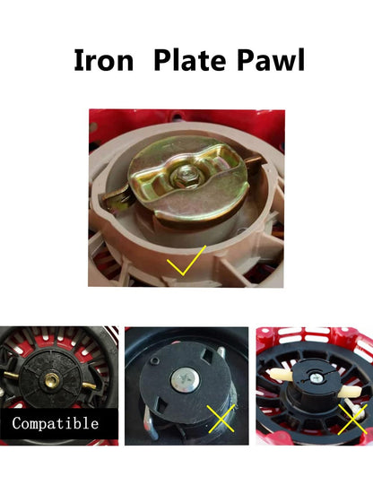 YAMAKATO 100cc 79cc 99cc Pull Start Recoil Starter Assembly for Coleman CC100X CT100u Champion Predator 68124 69733 Pacific hydrostar w/Pull Rope Cord