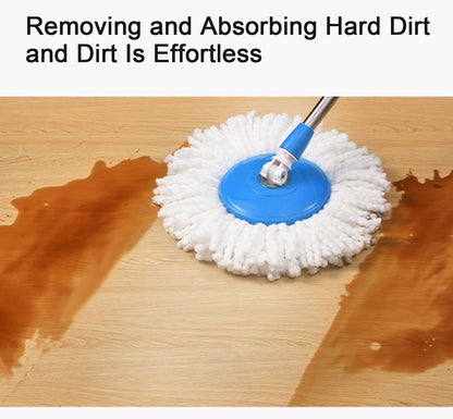 6 Pack Spin Mop Head Refill, Universal Round Mop Head Replacement, Microfiber, Machine Washable