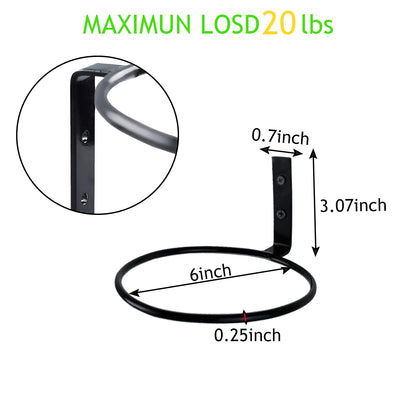6 inch Hanging Plant Stand Heavy Duty Metal 4 Pack Flower Plant Pot Support Holder Ring Fit for Outdoor/Indoor Home Decoration