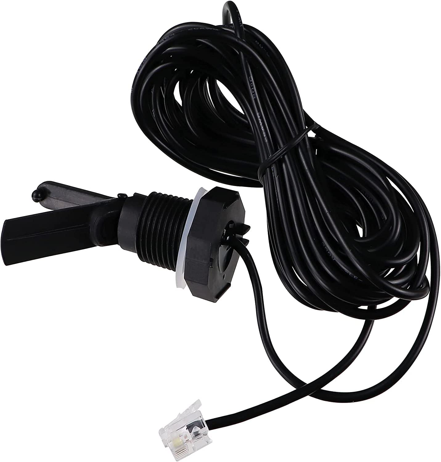 Cooouds Flow Switch GLX-FLO-RP Assembly for Hayward Goldline Salt Systems, Aqua Rite Pool Flow Sensor Suitable for Hayward Salt Cell Chlorine Generator System, Pool Flow Sensor with 15-Foot Cable